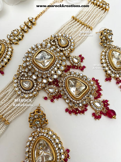 Aarzoo Kundan Statement Choker set