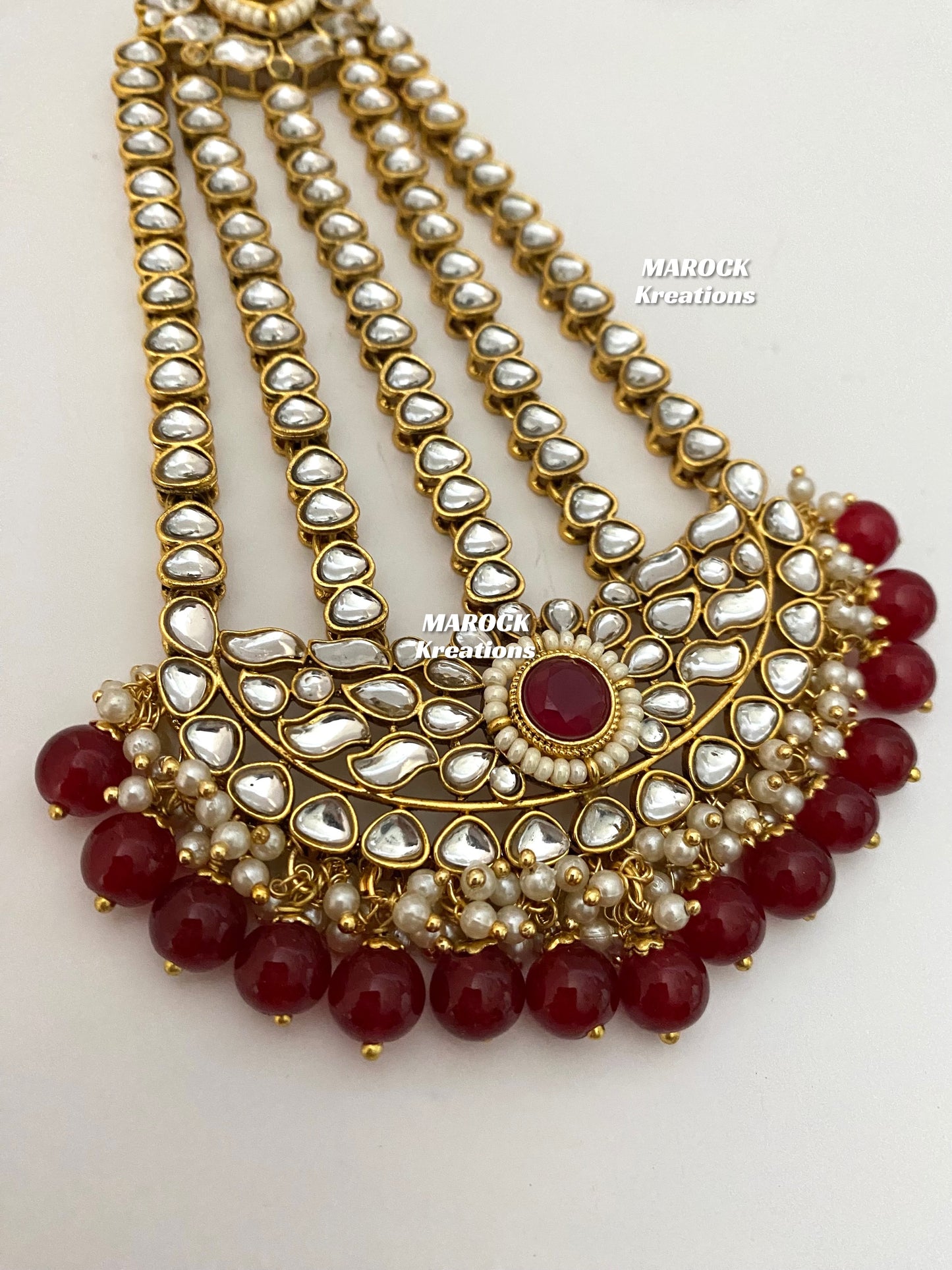 Oversized Kundan Jhoomer/Passa