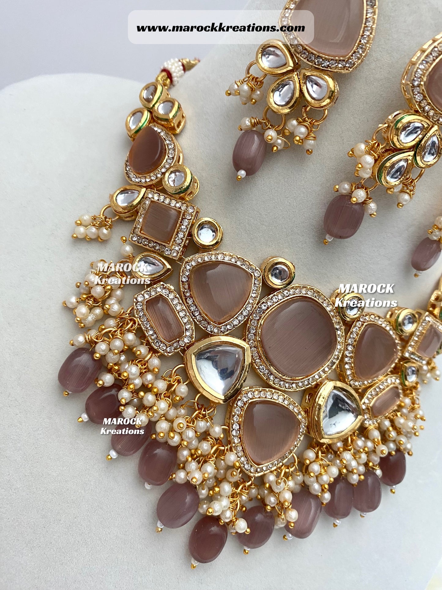 Kundan Statement Necklace set