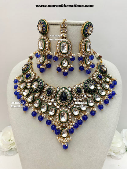 Premium Quality Kundan Statement Necklace set