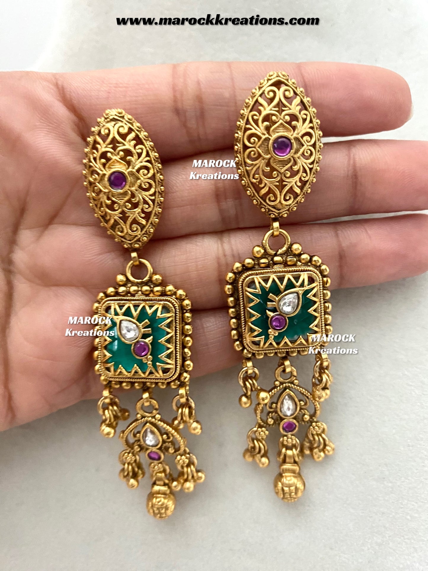 Jeena Premium Quality exclusive Gold Plated heritage necklace set