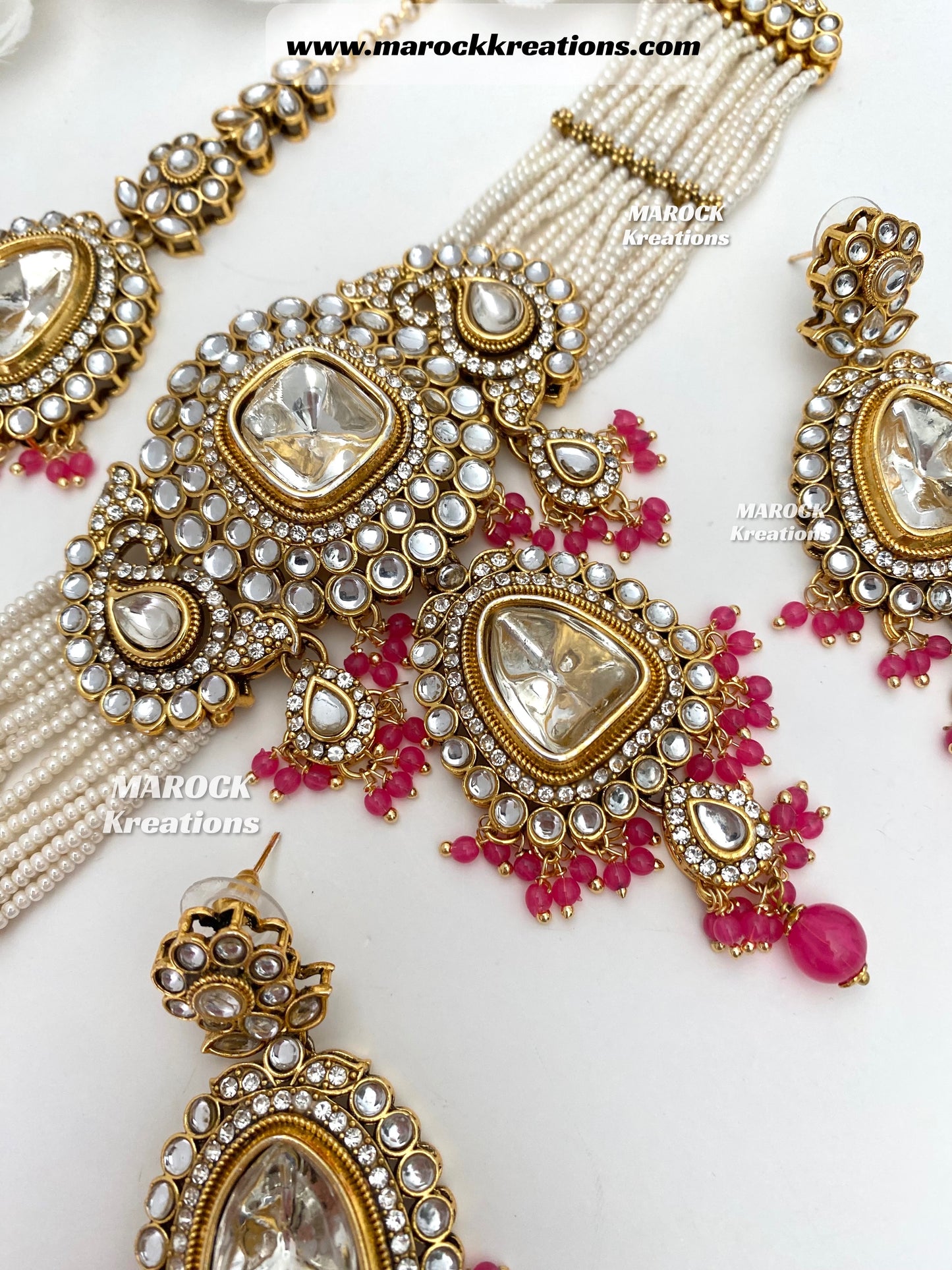 Aarzoo Kundan Statement Choker set