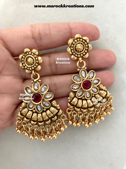 Anisa Premium Quality Gold plated exclusive heritage Rani haar set