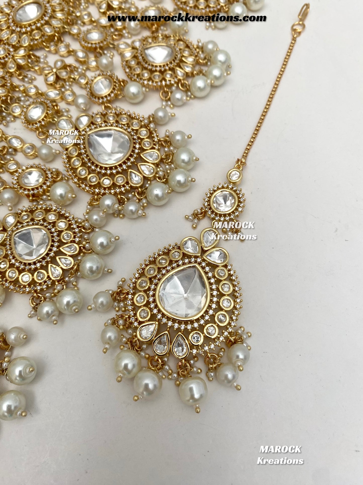 Antara Tyani inspired Premium Quality Gold plated Kundan exclusive Necklace set/Bridal set