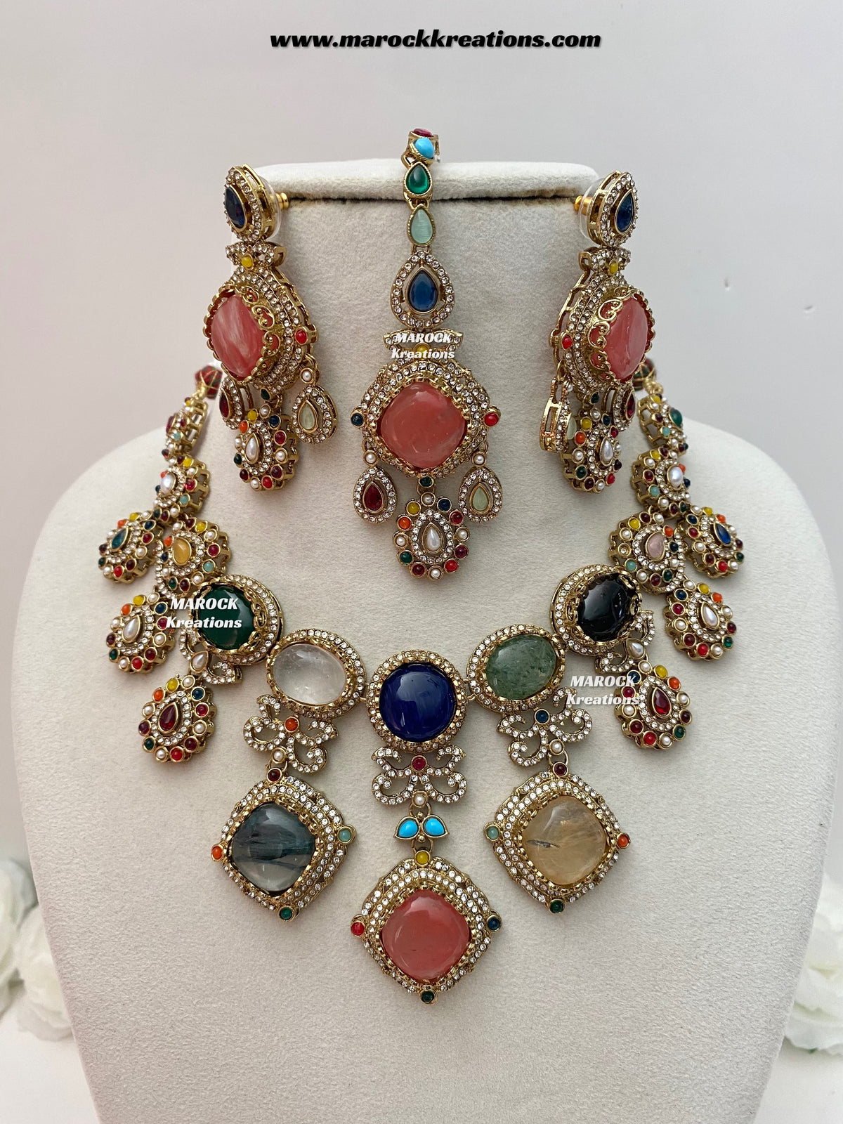 Niharika Sabyasachi inspired Premium Quality Kundan statement choker/necklace set