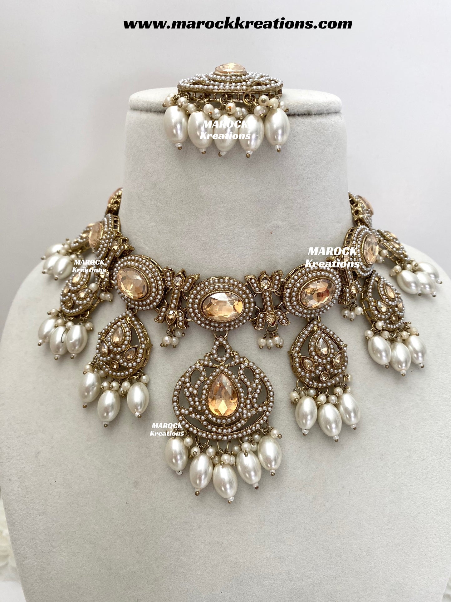 Shonika Polki Statement Choker/Necklace set