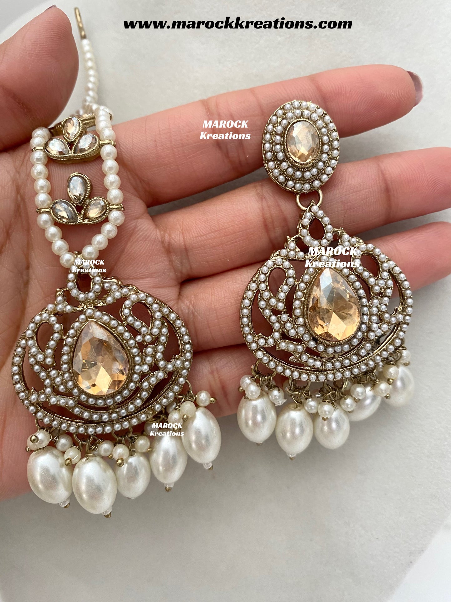 Shonika Polki Statement Choker/Necklace set