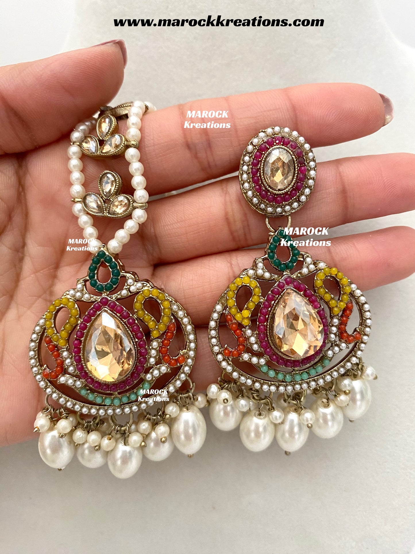 Shonika Polki Statement Choker/Necklace set