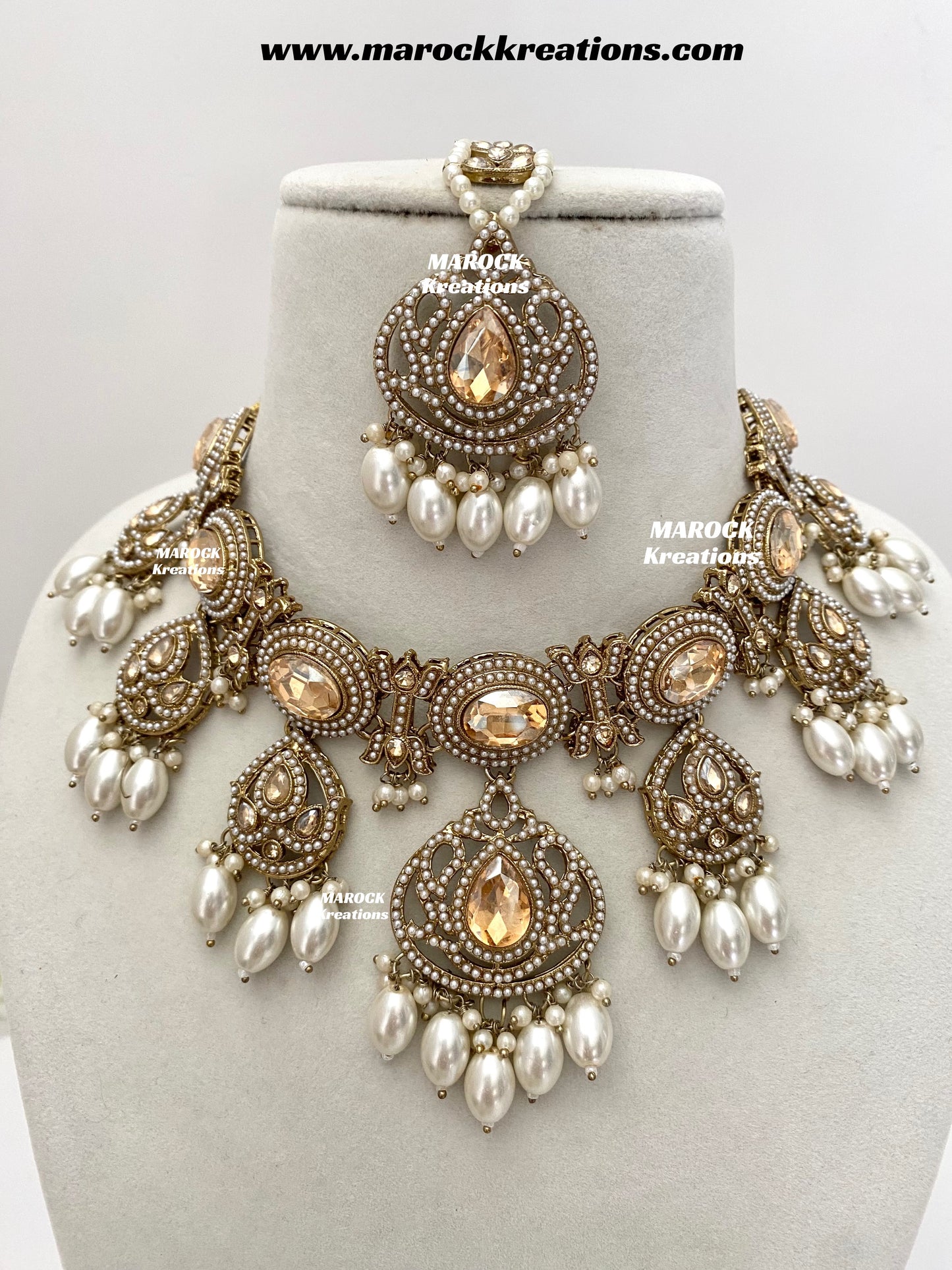 Shonika Polki Statement Choker/Necklace set
