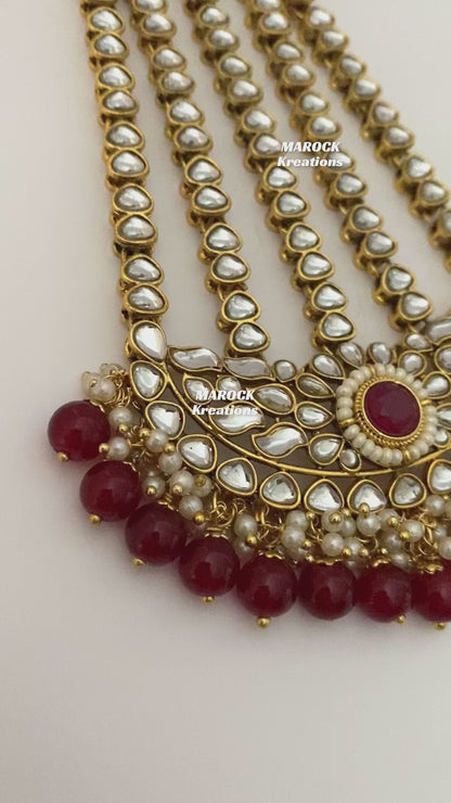 Oversized Kundan Jhoomer/Passa