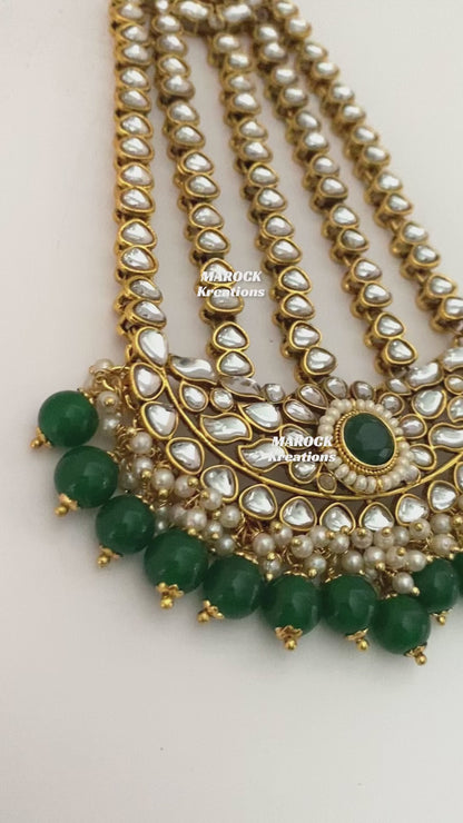 Oversized Kundan Jhoomer/Passa