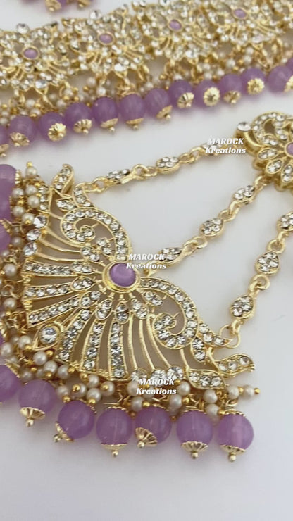 Gold base Pakistani Choker sets