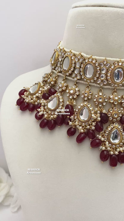 Premium Quality Kundan Bridal set/Indian bridal jewelry