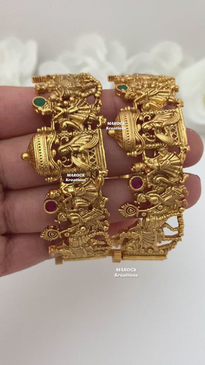 Gold plated openable Doli/Barat kade/Bangles/Kangan