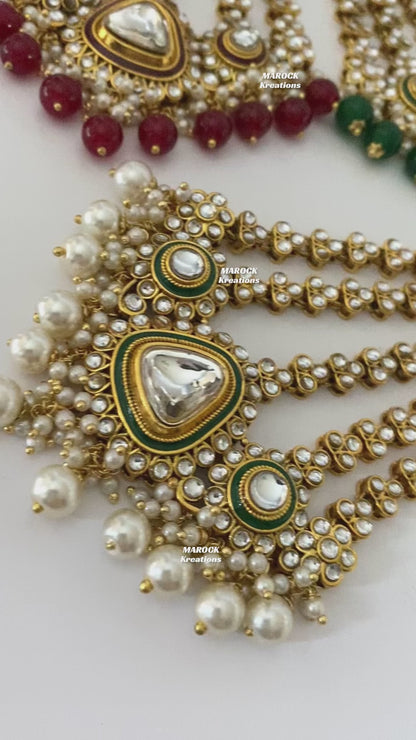 Oversized Kundan Jhoomer/Passa