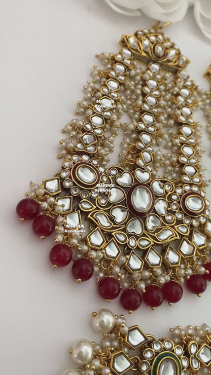 Oversized Kundan Jhoomer/Passa