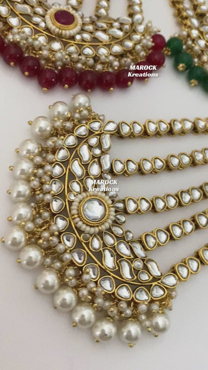 Oversized Kundan Jhoomer/Passa